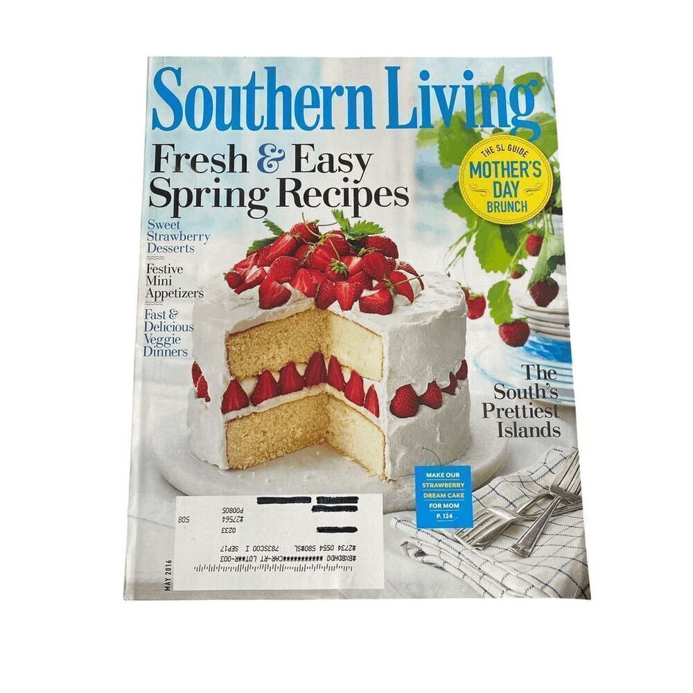 Southern Living Magazine May 2016 Mothers Day Spring Recipes Prettiest Islands